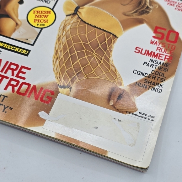 Stuff Magazine June 2006 Samaire Armstrong Stacy Kiebler Issue - Picture 2 of 8